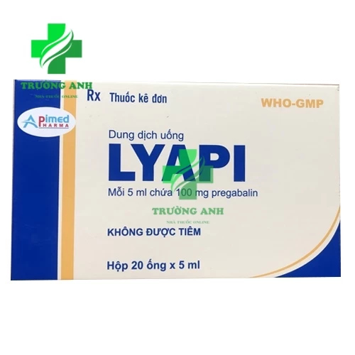 Lyapi 100mg/5ml (ống) - Thuốc điều trị cơn đau thần kinh