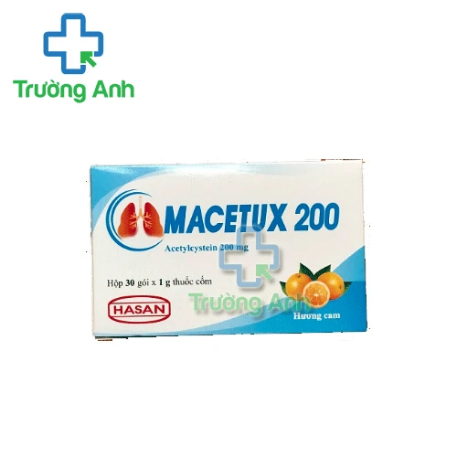 Macetux 200 - Thuốc tiêu chất nhầy đường hô hấp hiệu quả