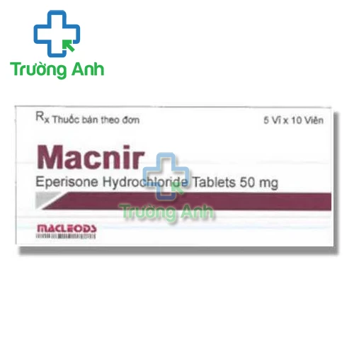 Macnir 50mg Macleods - Điều trị bệnh liệt co cứng hiệu quả