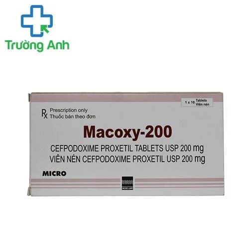 Macoxy 200 - Thuốc điều trị viêm họng, viêm amidan