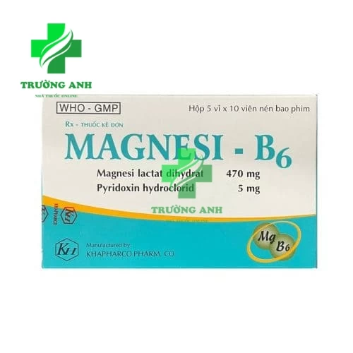 Magnesi-B6 470mg Khapharco - Hỗ trợ bổ sung magie và vitamin B6 