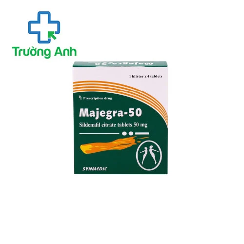 Majegra 50mg - Thuốc điều trị rối loạn cương dương của Ấn Độ