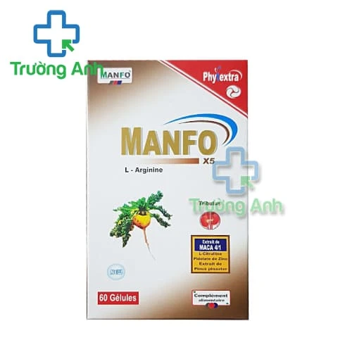 Manfo X5 - Hỗ trợ tăng cường sinh lực phái mạnh hiệu quả