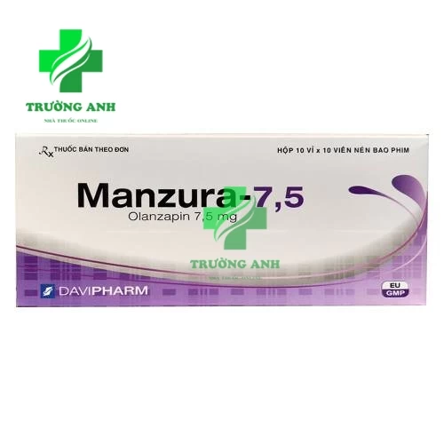 MANZURA-7,5 -Thuốc điều trị bệnh thần kinh của Davipharm