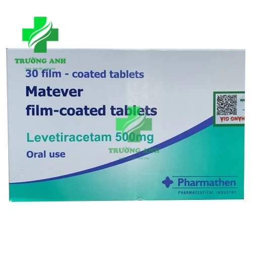 Matever - Thuốc điều trị co giật cục bộ tiên phát hiệu quả