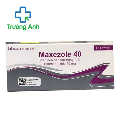 Maxezole 40 - Điều trị  viêm loét dạ dày, tá tràng hiệu quả