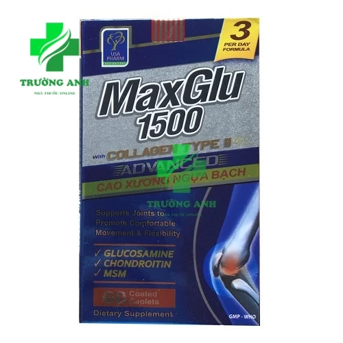 MaxGlu 1500mg - Giúp giảm đau và cải thiện chức năng xương khớp