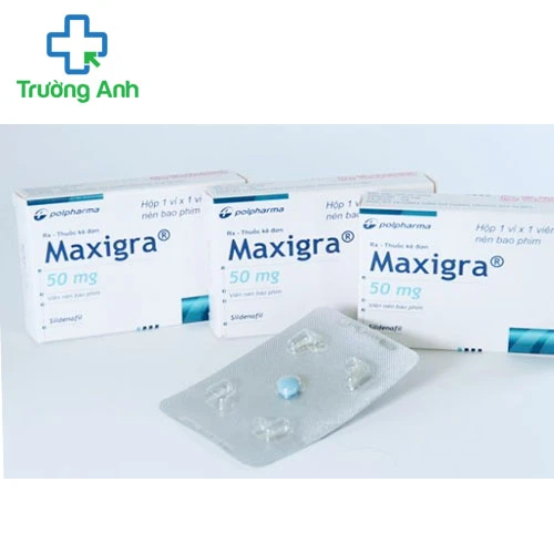 Maxigra 50mg - Thuốc điều trị rối loạn cương dương của nam giới