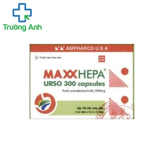 Maxxhepa urso 300 capsules - Thuốc điều trị xơ gan hiệu quả của Ampharco U.S.A