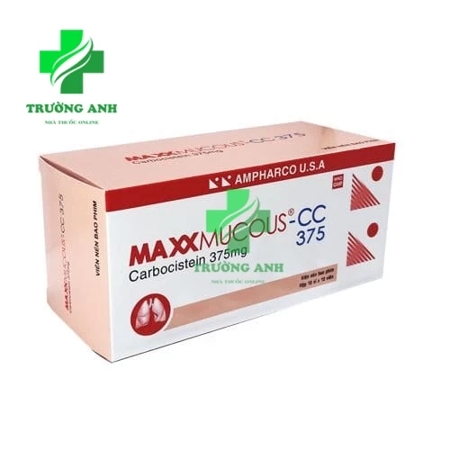 Maxxmucous-CC 375 Ampharco USA - Thuốc tiêu chất nhầy hiệu quả