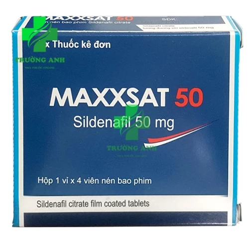 Maxxsat 50 - Thuốc điều trị các rối loạn cương dương