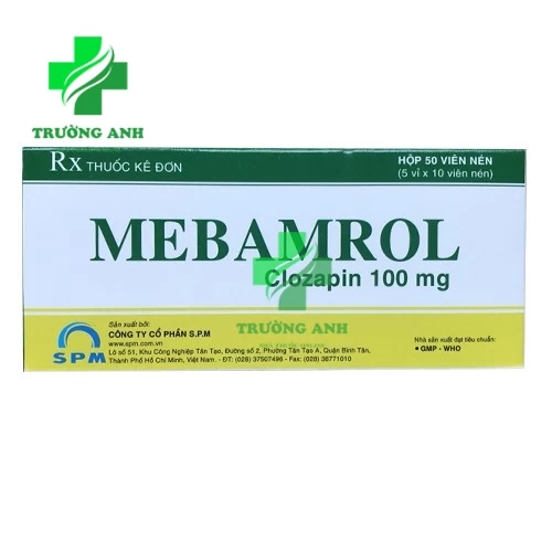 MEBAMROL 100mg SPM - Thuốc điều trị tâm thần hiệu quả