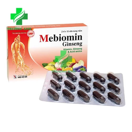 Mebiomin Ginseng - Giúp tăng cường sức khỏe hiệu quả