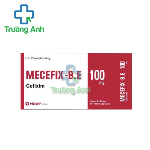 Mecefix-B.E 100 mg Merap - Điều trị nhiễm khuẩn hiệu quả