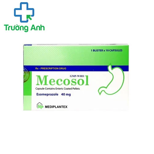 Mecosol - Điều trị viêm loét dạ dày - tá tràng hiệu quả