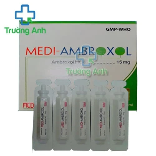 Medi-ambroxol 15mg/5ml Medisun - Thuốc tiêu chất nhầy đường hô hấp