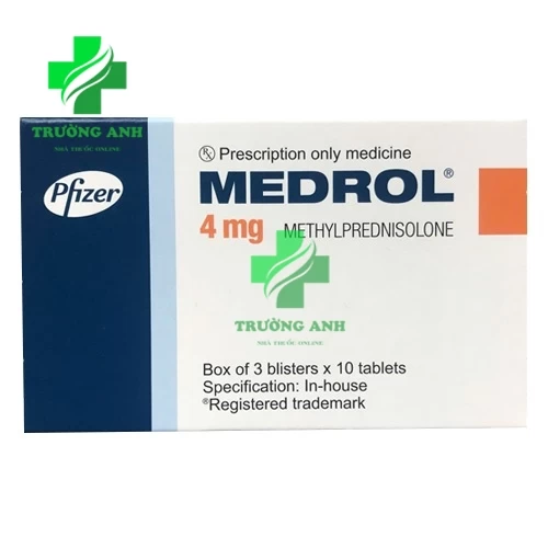 Medrol 4mg -Thuốc điều trị rối loạn nội tiết hiệu quả