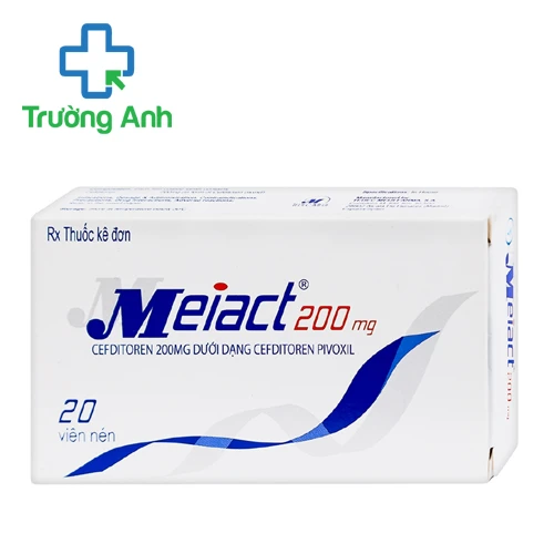 Meiact 200mg - Thuốc điều trị nhiễm khuẩn của Tedec-Meiji Farma