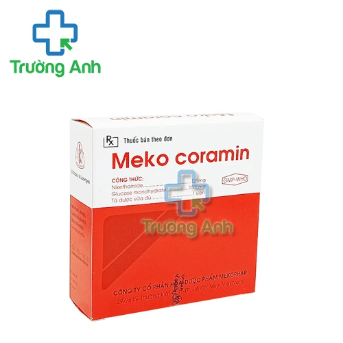 Meko Coramin - Điều trị suy hô hấp, suy tuần hoàn
