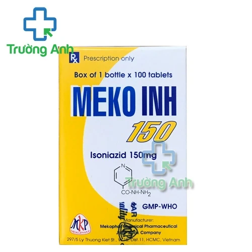 Meko INH 150mg - Điều trị lao phổi hiệu quả của Mekophar