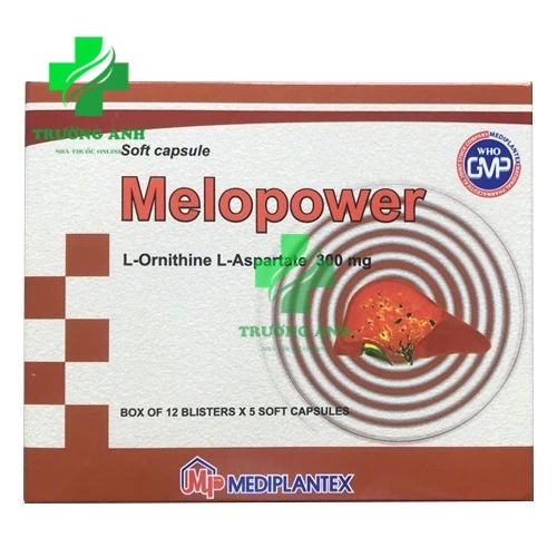 Melopower 300mg Mediplantex - Ðiều trị chứng tăng amoniac huyết