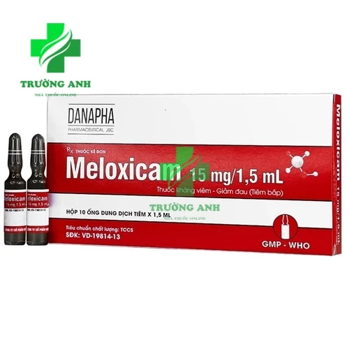 Meloxicam 15mg/1,5ml Danapha - Thuốc điều trị viêm đau xương khớp