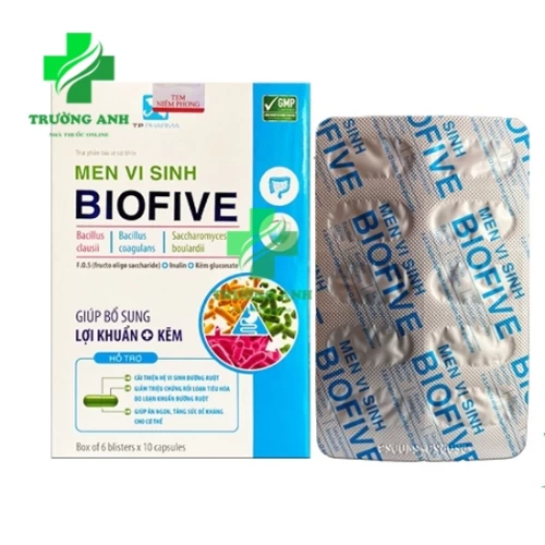 Men vi sinh Biofive TPP-France - Giúp cải thiện hệ vi sinh đường ruột