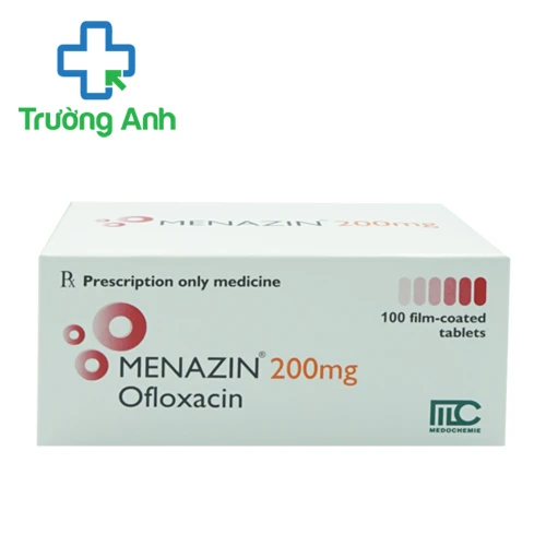 Menazin 200mg - Thuốc điều trị bệnh do nhiễm khuẩn của Medochemie