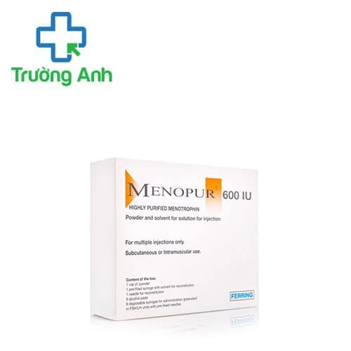 Menopur 600IU - Hỗ trợ điều trị vô sinh trong tình trạng không rụng trứng
