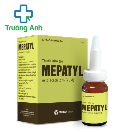 Mepatyl - Thuốc nhỏ tai điều trị viêm tai ngoài của Merap