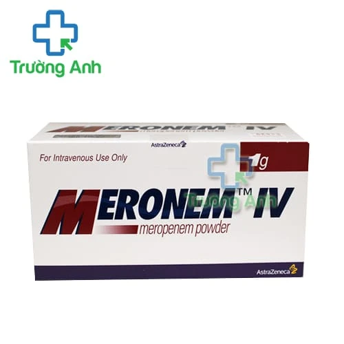 Meronem Inj 1g 10's - Thuốc điều trị nhiễm khuẩn hiệu quả