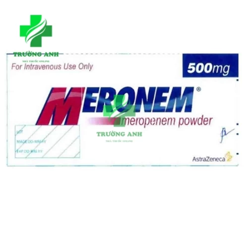 Meronem 500mg AstraZeneca - Thuốc điều trị bệnh do nhiễm khuẩn