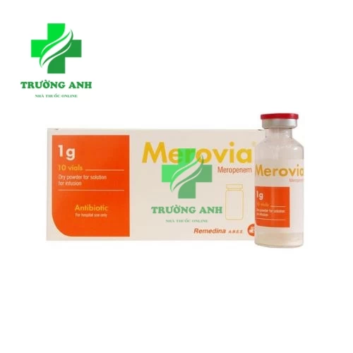 Merovia 1g - Thuốc điều trị bệnh do nhiễm khuẩn của Remedina 