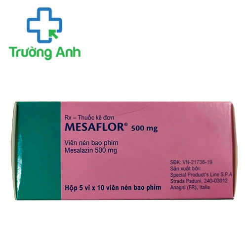 Mesaflor 500mg - Thuốc điều trị viêm loét đại tràng của Ấn Độ