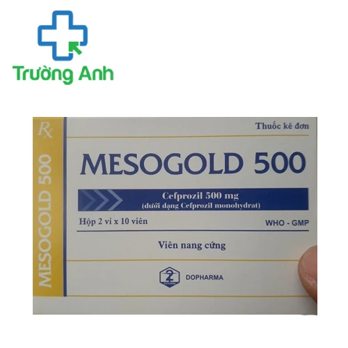 Mesogold 500 Dopharma - Thuốc điều trị bệnh do nhiễm khuẩn