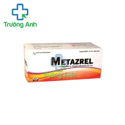 Metazrel 20mg Davipharm - Hỗ trợ điều trị đau thắt ngực ổn định