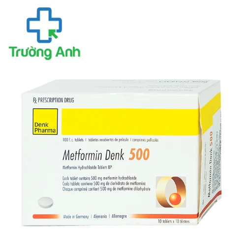 Metformin Denk 500 - Thuốc điều trị đái tháo đường của Đức