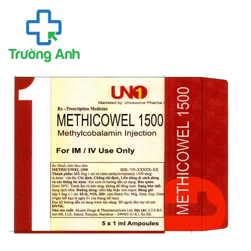 Methicowel 1500 - Thuốc điều trị bệnh lý thần kinh ngoại biên