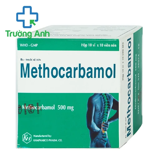 Methocarbamol 500mg Khapharco - Điều trị đau cơ xương khớp