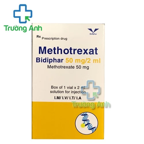 Methotrexat Bidiphar 50mg/2ml - Thuốc điều trị ung thư