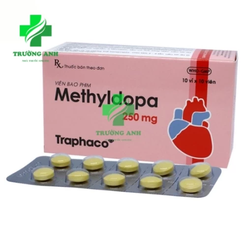 Methyldopa 250mg Traphaco - Thuốc điều trị tăng huyết áp hiệu quả