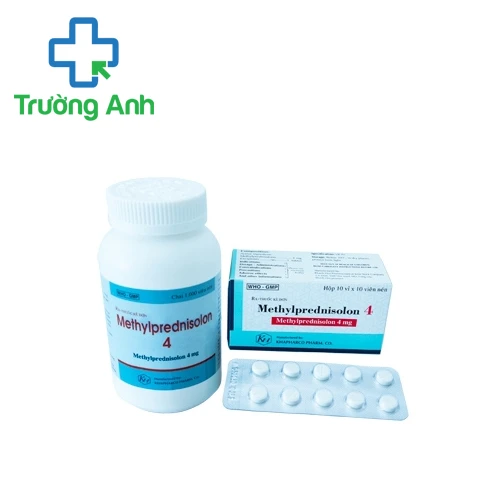 Methylprednisolon 4 Khapharco - Thuốc chống viêm, điều trị dị ứng