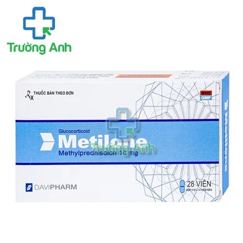 Metilone 16mg Davipharm - Thuốc điều trị rối loạn nội tiết, dị ứng, ung thư