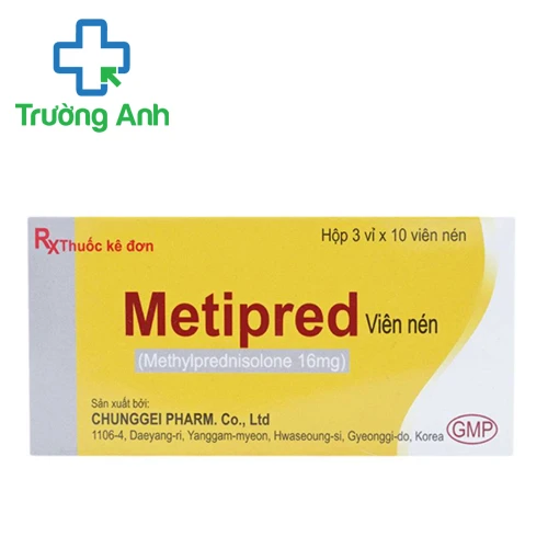 Metipred Tablet - Thuốc điều trị viêm, dị ứng của Hàn Quốc