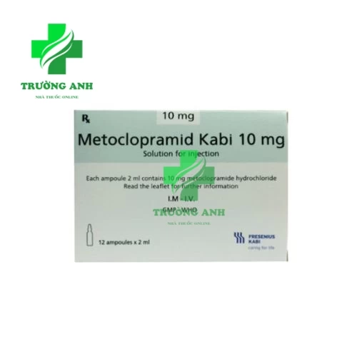 Metoclopramid Kabi 10mg - Điều trị cơn buồn nôn và nôn