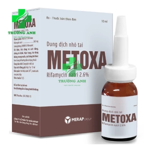 Metoxa - Thuốc nhỏ tai điều trị viêm tai của Merap