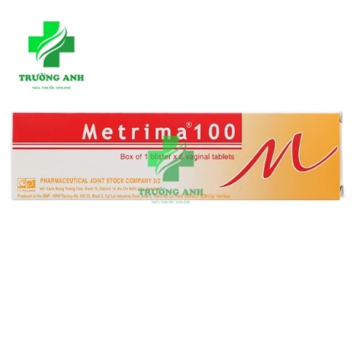 Metrima 100 - Thuốc điều trị viêm âm đạo của F.T.Pharma