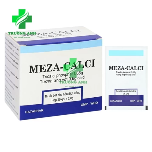 Meza-Calci 1650mg - Bổ sung calci ở các giai đoạn phát triển hiệu quả