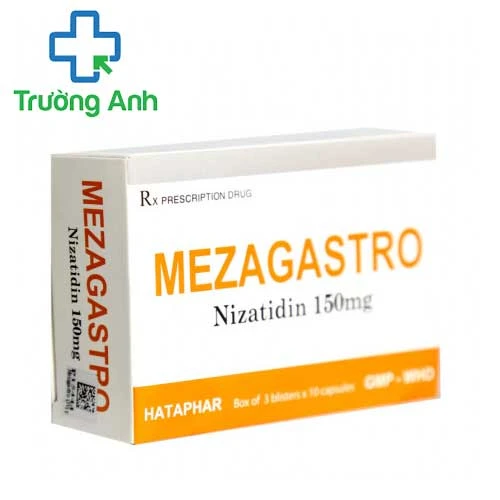 Mezagastro 150mg - Thuốc điều trị viêm loét dạ dày, tá tràng