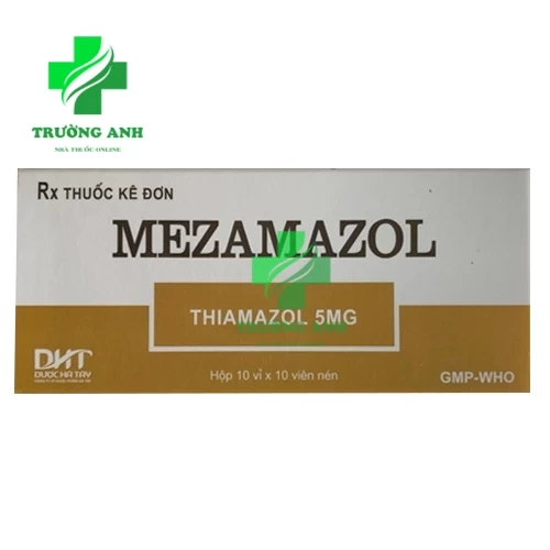 Mezamazol 5mg - Thuốc điều trị trước phẫu thuật do cường giáp